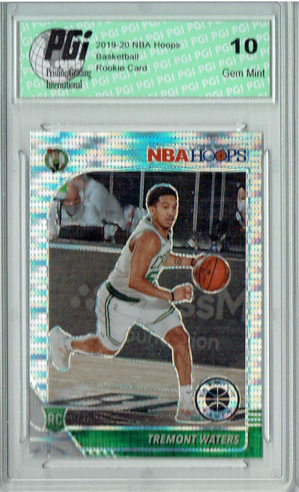 Tremont Waters 2019 NBA Hoops #237 Pulsar Premium Stock Rookie Card PGI 10