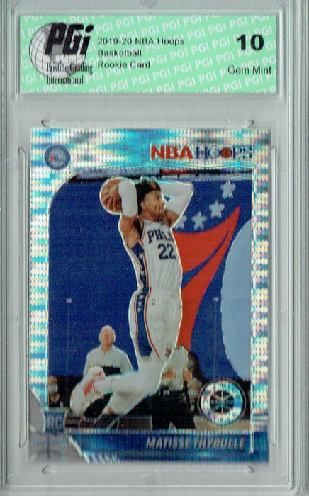 Matisse Thybulle 2019 NBA Hoops #239 Pulsar Premium Stock Rookie Card PGI 10