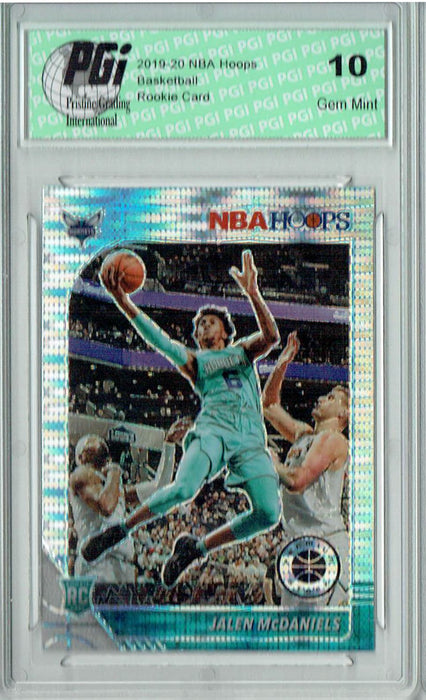 Jalen McDaniels 2019 NBA Hoops #246 Pulsar Premium Stock Rookie Card PGI 10