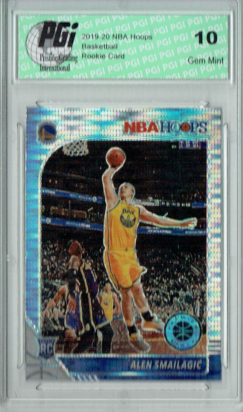 Alen Smailagic 2019 NBA Hoops #247 Pulsar Premium Stock Rookie Card PGI 10
