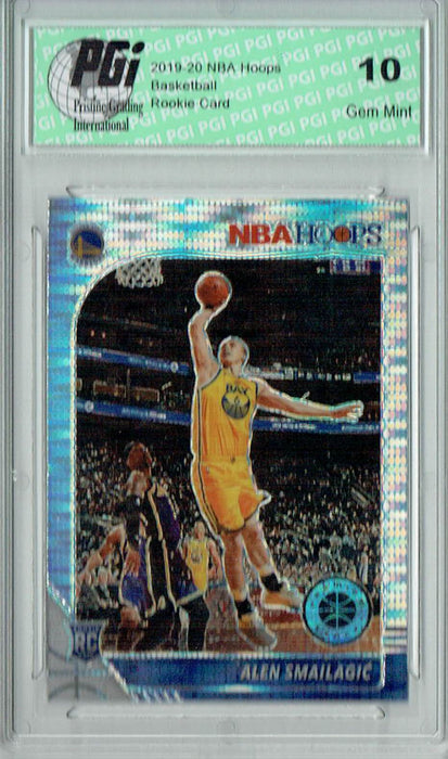 Alen Smailagic 2019 NBA Hoops #247 Pulsar Premium Stock Rookie Card PGI 10