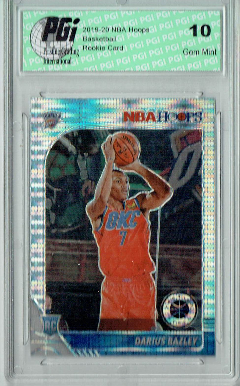 Darius Bazley 2019 NBA Hoops #249 Pulsar Premium Stock Rookie Card PGI 10