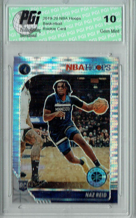 Naz Reid 2019 NBA Hoops #253 Pulsar Premium Stock Rookie Card PGI 10