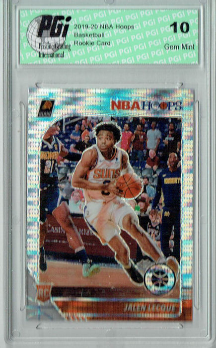 Jalen Lecque 2019 NBA Hoops #254 Pulsar Premium Stock Rookie Card PGI 10