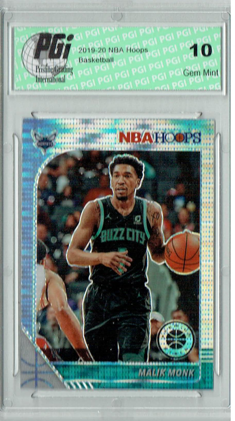 Malik Monk 2019 NBA Hoops #264 Pulsar Premium Stock Card PGI 10