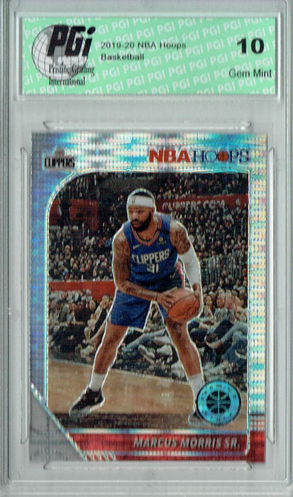 Marcus Morris Sr. 2019 NBA Hoops #261 Pulsar Premium Stock Card PGI 10