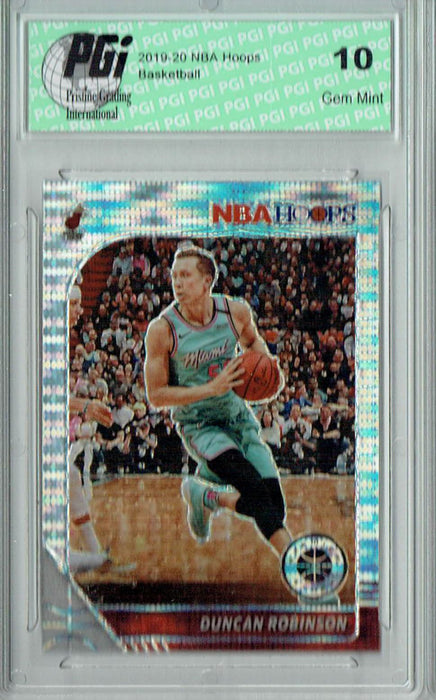 Duncan Robinson 2019 NBA Hoops #262 Pulsar Premium Stock Rookie Card PGI 10