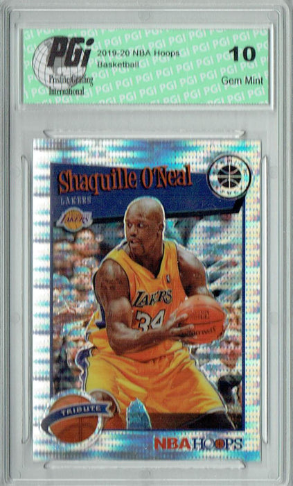 Shaquille O'Neal 2019 NBA Hoops #283 Pulsar Premium Stock Card PGI 10