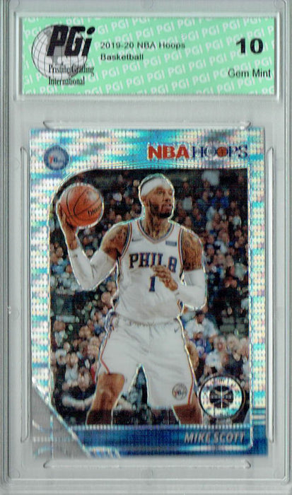 Mike Scott 2019 NBA Hoops #279 Pulsar Premium Stock Card PGI 10