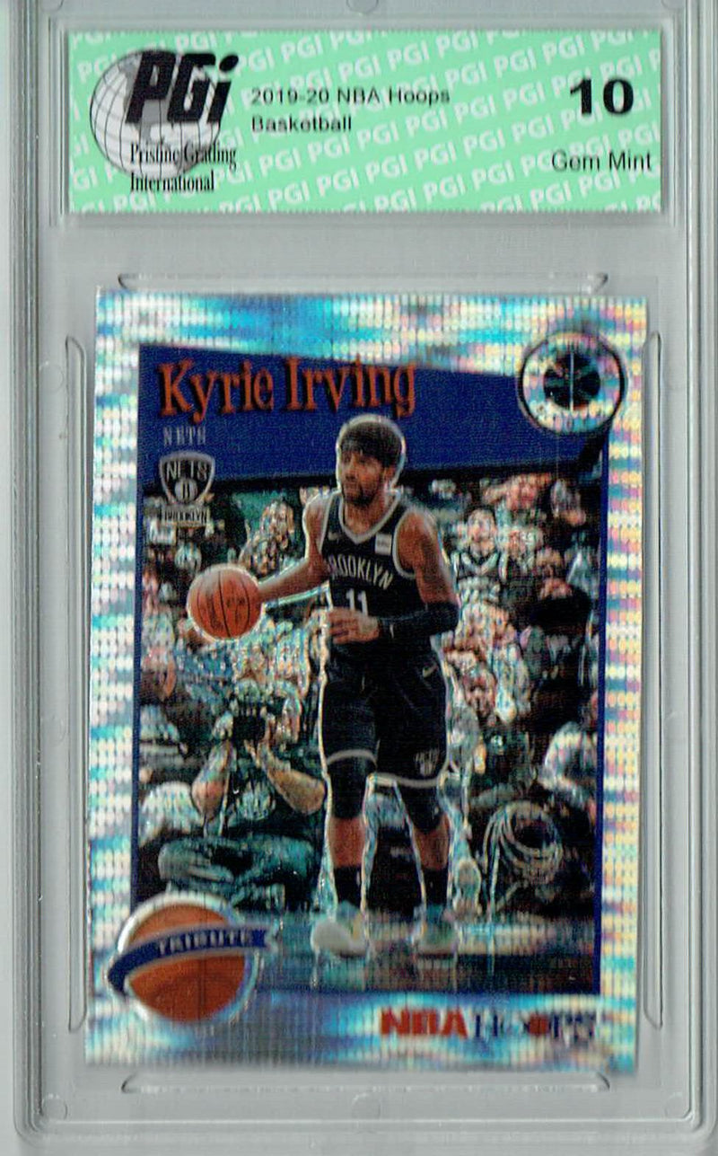 Kyrie Irving 2019 NBA Hoops #290 Pulsar Premium Stock Card PGI 10