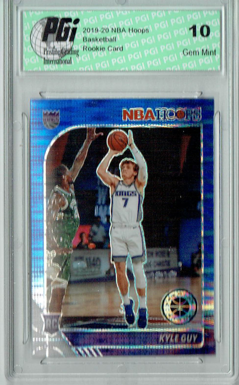 Kyle Guy 2019 NBA Hoops #238 Pulsar Premium Blue Prizm Rookie Card PGI 10