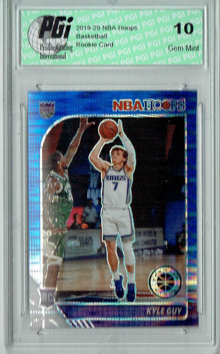 Kyle Guy 2019 NBA Hoops #238 Pulsar Premium Blue Prizm Rookie Card PGI 10