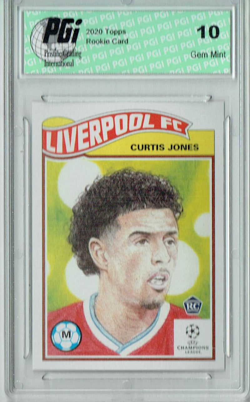 Curtis Jones 2020 Topps Living Set #262 Only 2174 Made Rookie Card PGI 10