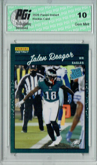 Jalen Reagor 2020 Panini Instant #8 Retro Rated Rookie Card 1/2044 PGI 10