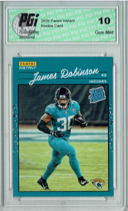 James Robinson 2020 Panini Instant #43 Retro Rated Rookie Card 1/2044 PGI 10