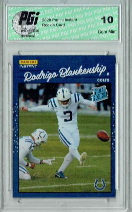 Rodrigo Blankenship 2020 Panini Instant #45 Retro Rated Rookie Card 1/2044 PGI10