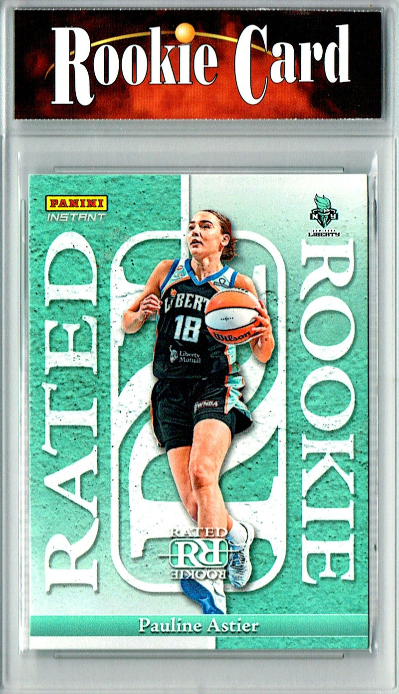 Pauline Astier Rookie Card 2026 Panini Instant #RRR-4 Rated Rookie, Certified Mint+ Condition, New York Liberty Basketball