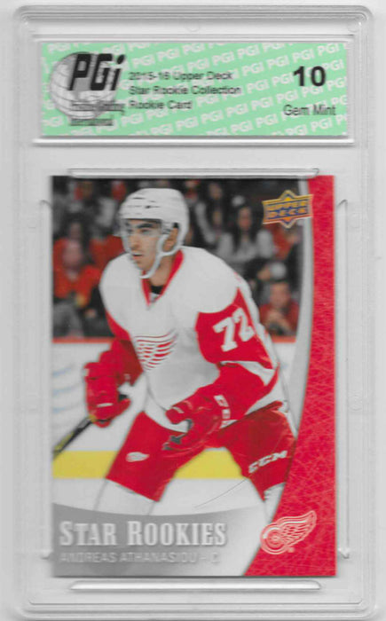 Andreas Athanasiou 2015-16 Upper Deck Star Rookies #20 Rookie Card PGI 10