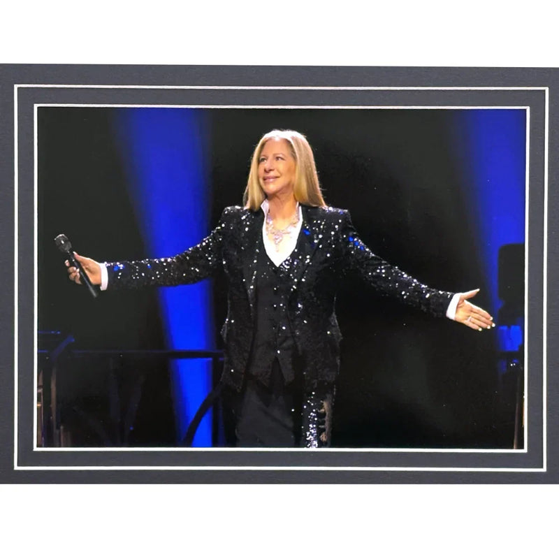 Barbra Streisand Signed Cut Framed JSA COA The Way We Were Singer Autograph