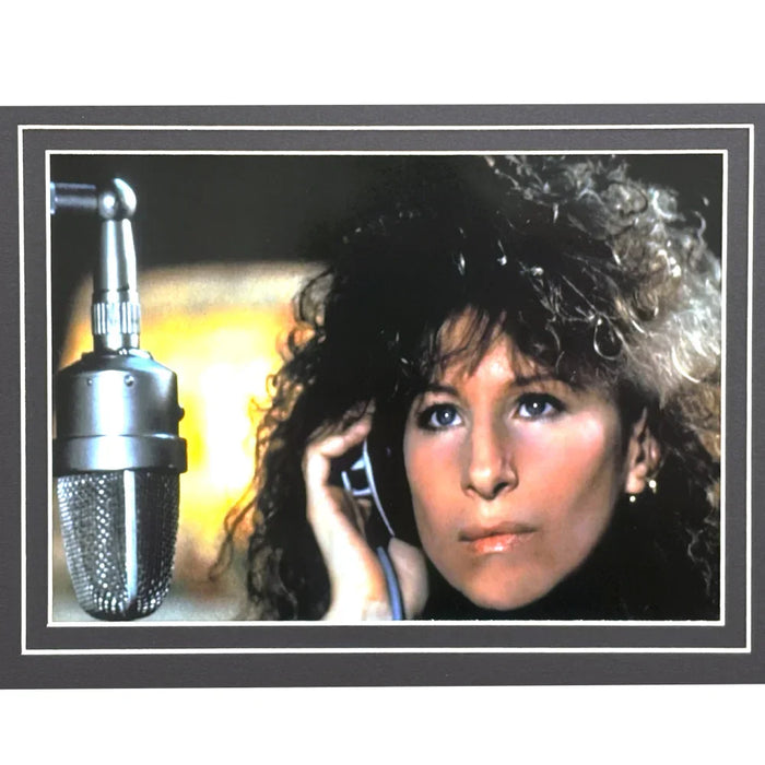 Barbra Streisand Signed Cut Framed JSA COA The Way We Were Singer Autograph