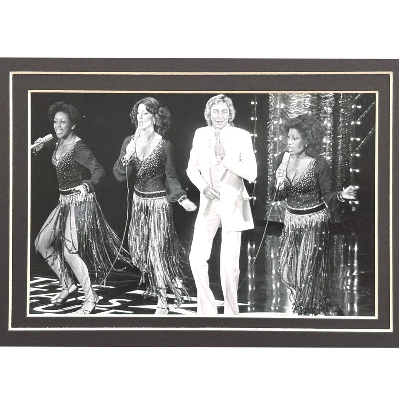 Barry Manilow Autographed 8x10 Photo JSA Framed Music Singer Signed