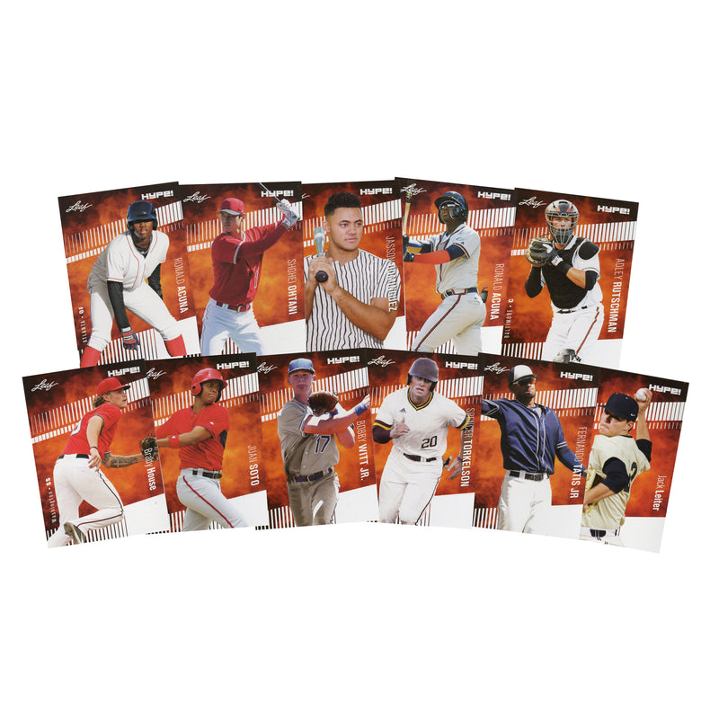 MLB Baseball Superpack II - Shohei Ohtani, Ronald Acuna, Juan Soto, Fernando Tatis Jr, Bobby Witt + Top Prospects 10 Rookie Cards + Bonus Cards - All Certified Mint+