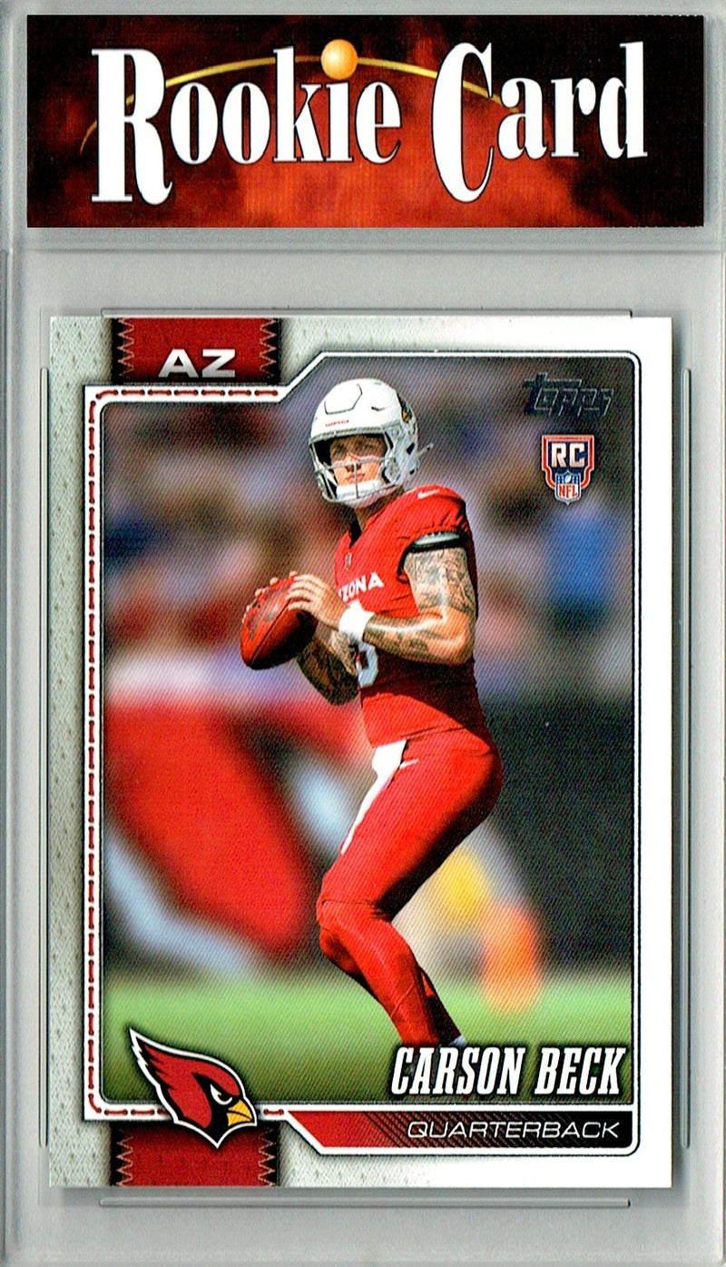 Carson Beck Rookie Card 2026 Topps #305 Flagship, Certified Mint+ Condition, Arizona Cardinals Football