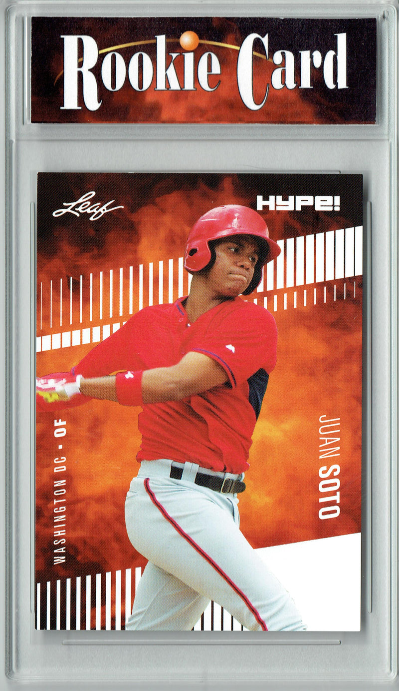 Certified Mint+ Juan Soto 2018 Leaf HYPE #15 Only 5000 Made New York Mets Rookie Card