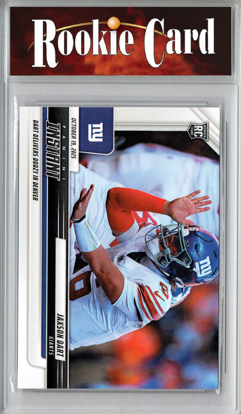 Certified Mint+ Jaxson Dart 2025 NFL Instant #166 Only 688 Made Rookie Card New York Giants