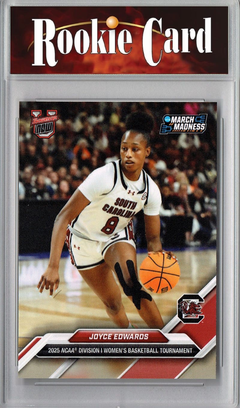 Certified Mint+ Joyce Edwards 2025 Bowman University Now #15 Rookie Card South Carolina Gamecocks