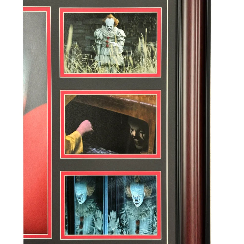 Bill Skarsgard Autographed Pennywise IT Movie 11x14 Photo Framed JSA COA Signed