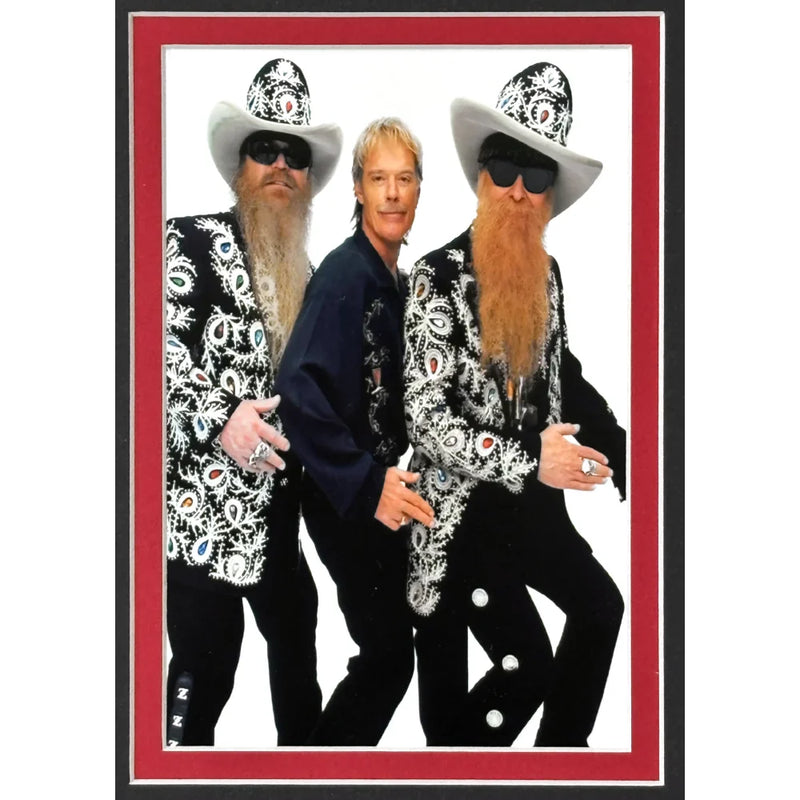 Billy Gibbons Autographed Eliminator Album Framed ZZ Top Backstage Pass Beckett Signed