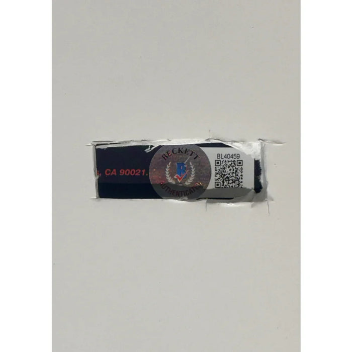 Billy Gibbons Autographed Eliminator Album Framed ZZ Top Backstage Pass Beckett Signed