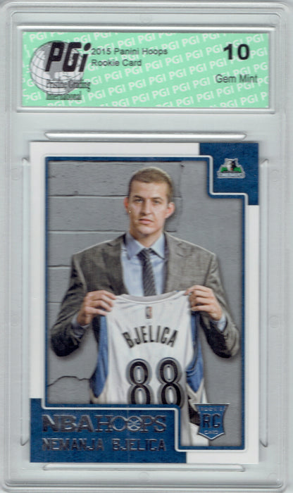 Nemanja Bjelica 2015 Panini Hoops #284 Rookie Card PGI 10 Timberwolves