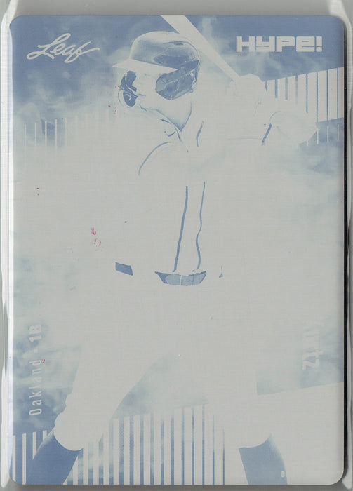 Mint Nick Kurtz 2024 Leaf HYPE! #149 Black 1/1 Printing Plate Rookie Card