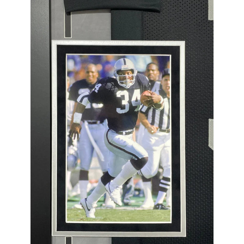 Bo Jackson Autographed Los Angeles Raiders Jersey Framed BAS Signed Las Vegas Oakland
