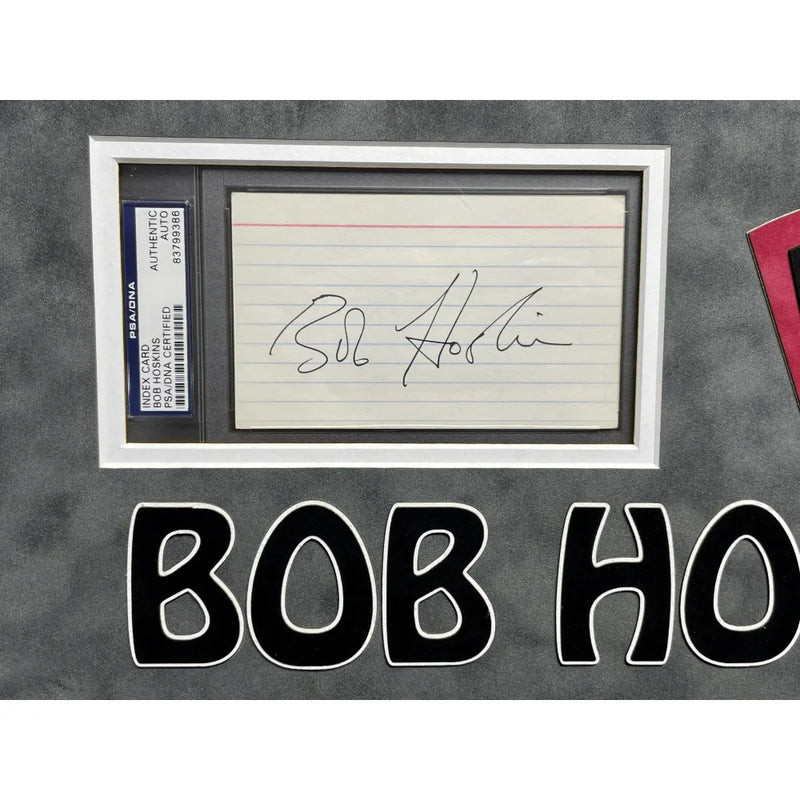 Bob Hoskins Signed who Framed Roger Rabbit Studio Used Storyboard Drawing Framed PSA/DNA COA