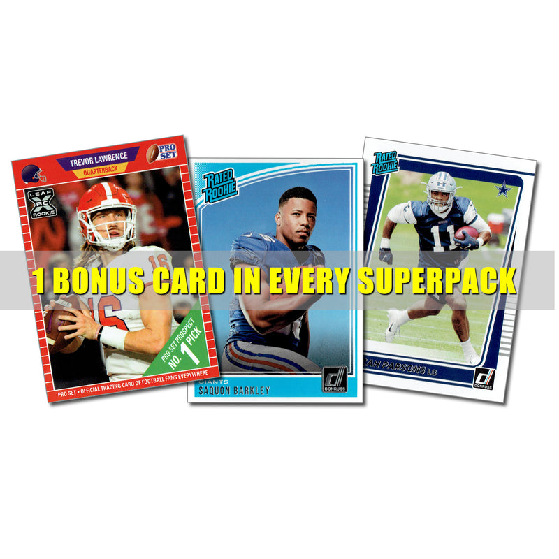 Football Superstar Superpack - Joe Burrow, CJ Stroud, Josh Allen, Jordan Love and more - 24 cards plus a bonus card - Certified Mint+ Trading Cards