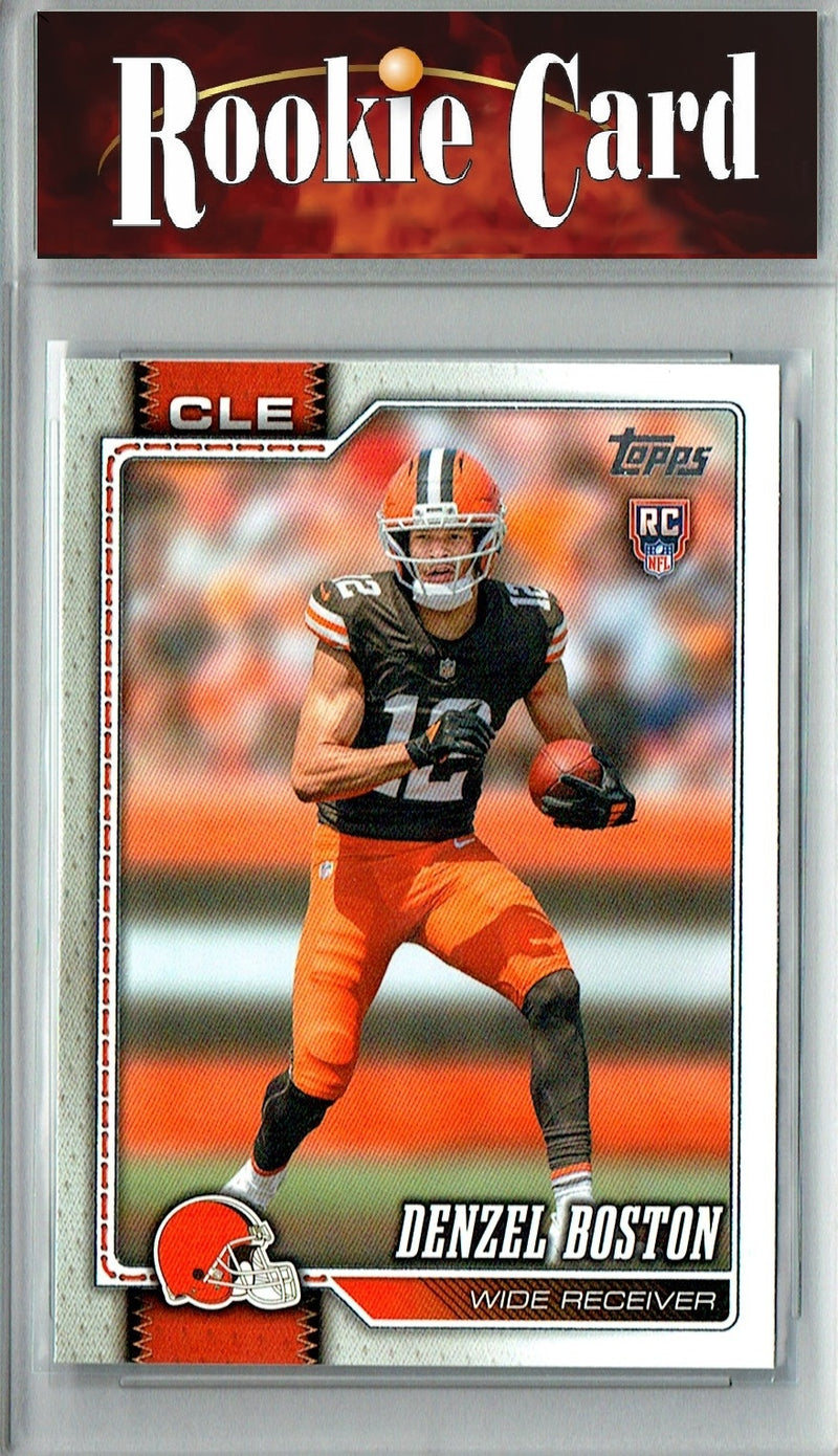 Denzel Boston Rookie Card 2026 Topps #322 Flagship, Certified Mint+ Condition, Cleveland Browns Football