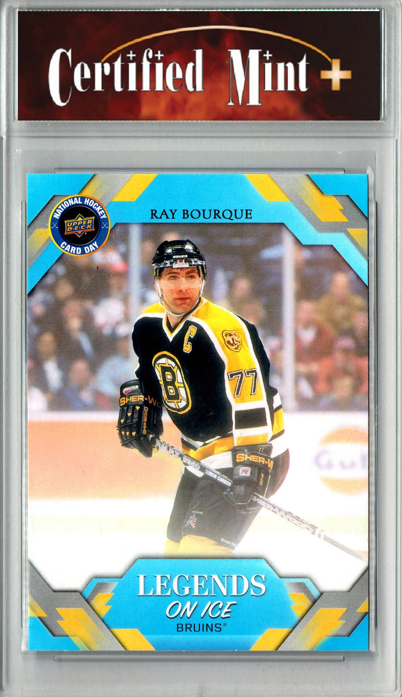 Ray Bourque Trading Card 2026 Upper Deck #NHCD-26 National Hockey Card Day, Certified Mint+ Condition, Boston Bruins Hockey