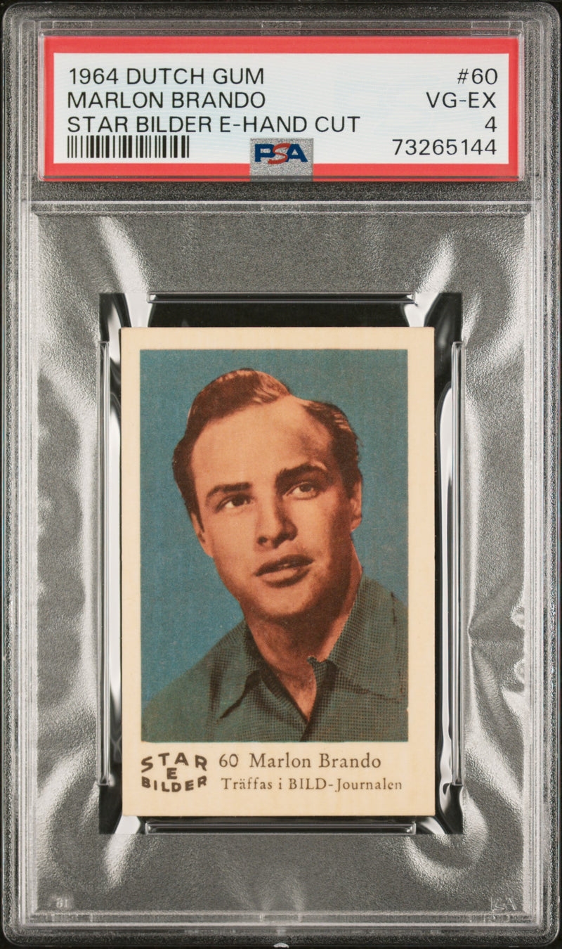 Marlon Brando PSA 4 1964 Dutch Gum #60 Rookie Card Star Bilder E-Hand Cut