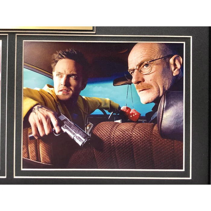 "Breaking Bad" Aaron Paul Movie Car License Plate Framed Collage