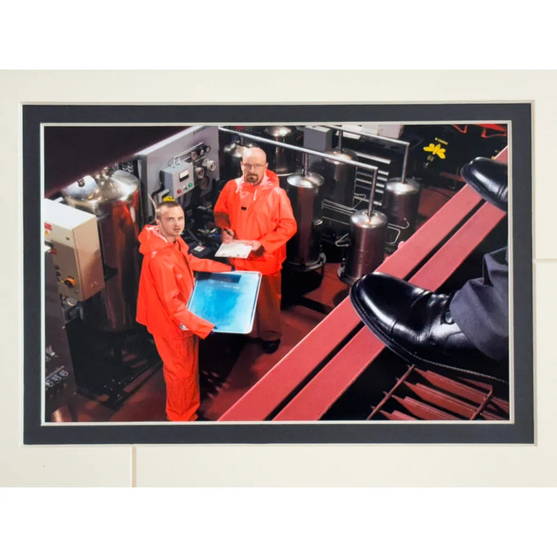 Breaking Bad Framed Authentic Screen Used Prop Meth Blue Sky Memorabilia Collage Un Signed