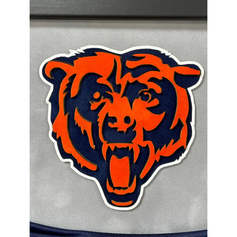 Brian Urlacher Autographed Chicago Bears Jersey Framed BAS Signed Inscribed Hof