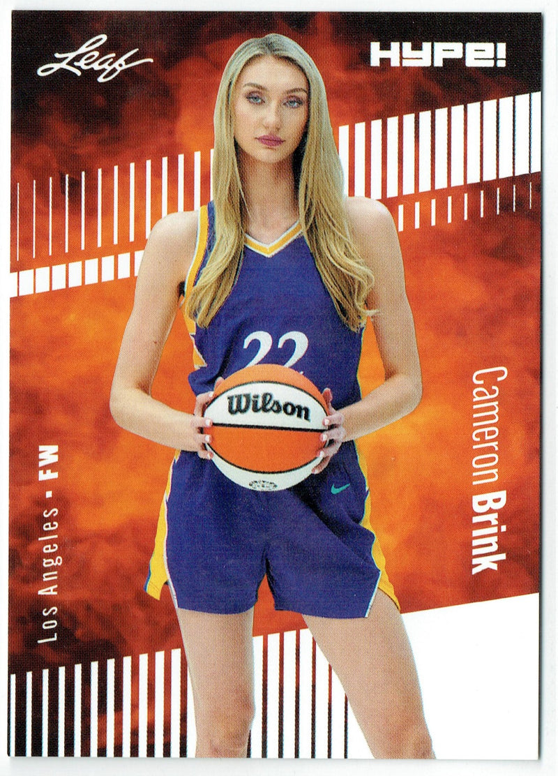 Mint Cameron Brink 2024 Leaf HYPE! #LH-159 Only 5000 Made Rookie Card Los Angeles Sparks