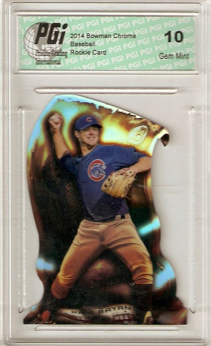 2014 Bowman Chrome Rookie Card Fire Die-Cut Refractor #FDCKB Kris Bryant