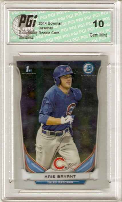 2014 Bowman Chrome Prospects Rookie Card #BCP25 Kris Bryant PGI 10