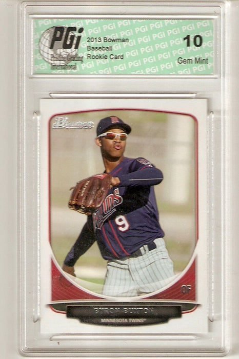 Byron Buxton 2013 Bowman Regular #TP-1 Rookie Card PGI 10