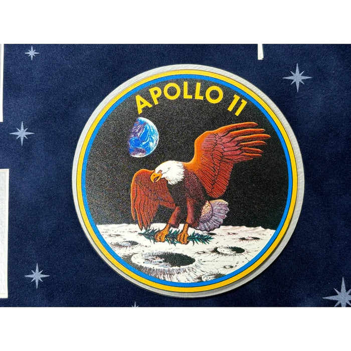 Buzz Aldrin Autographed Apollo 11 Moon Landing Framed JSA NASA Signed Photo Cut