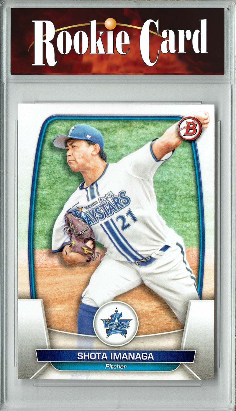 Certified Mint+ Shota Imanaga 2023 Bowman Topps #107 Japan Rookie Card Chicago Cubs
